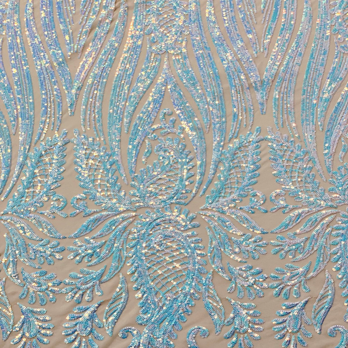 Stretch Sequins Lace Fabric