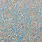 Stretch Sequins Lace Fabric