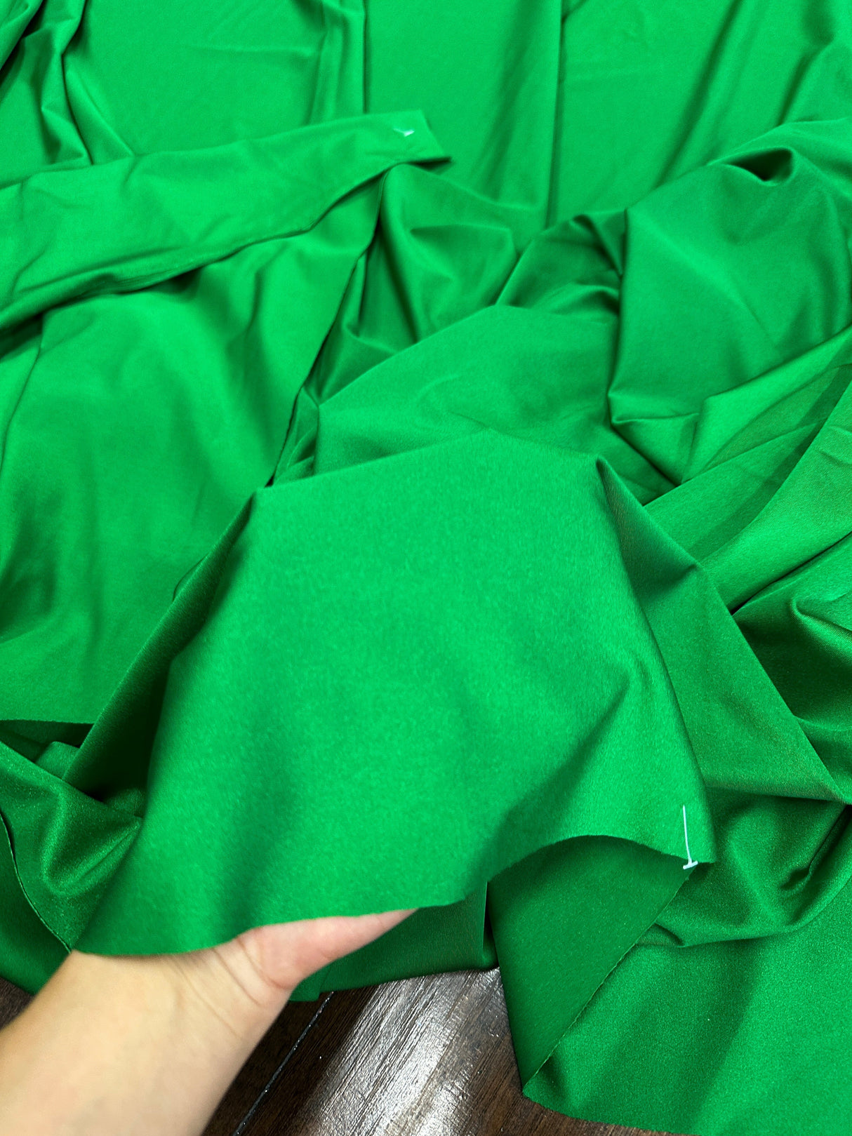 Shiny Yoga Spandex Kelly Green