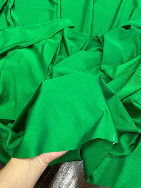 Shiny Yoga Spandex Kelly Green