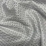 Polyester Football Mesh Fabric White 60"