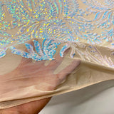 Stretch Sequins Lace Fabric