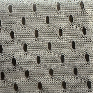 Polyester Football Mesh Fabric White 60"