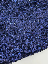 Sequin Velvet Navy Blue