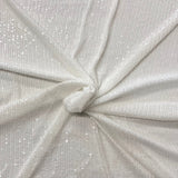 Stretch Sequins Fabric Mille Stripe