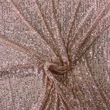 Stretch Sequins Fabric Mille Stripe