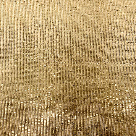 Mille Stripe Nylon Spandex Mesh Sequins Fabric - Multi Color Mille Stripe, 60" Width (1 Yard)