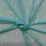 Stretch Sequins Fabric Mille Stripe