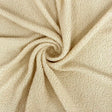 Terry Knit Faux Wool Boucle Fabric - Beige, 60" Width (1 Yard)