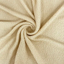 Terry Knit Faux Wool Boucle Fabric - Beige, 60" Width (1 Yard)