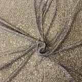 Stretch Sequins Fabric Mille Stripe