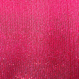Stretch Sequins Fabric Mille Stripe
