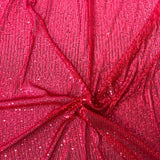 Stretch Sequins Fabric Mille Stripe