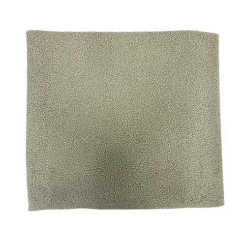 Terry Knit Faux Wool Boucle Fabric - Beige, 60" Width (1 Yard)