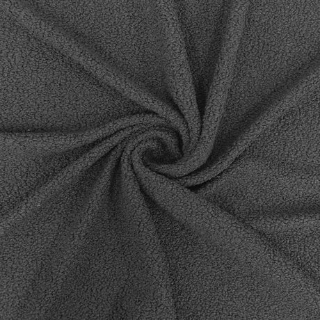 Terry Knit Faux Wool Boucle Fabric