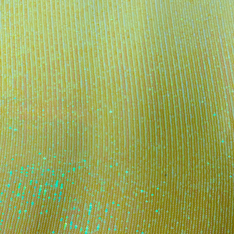 Stretch Sequins Fabric Mille Stripe