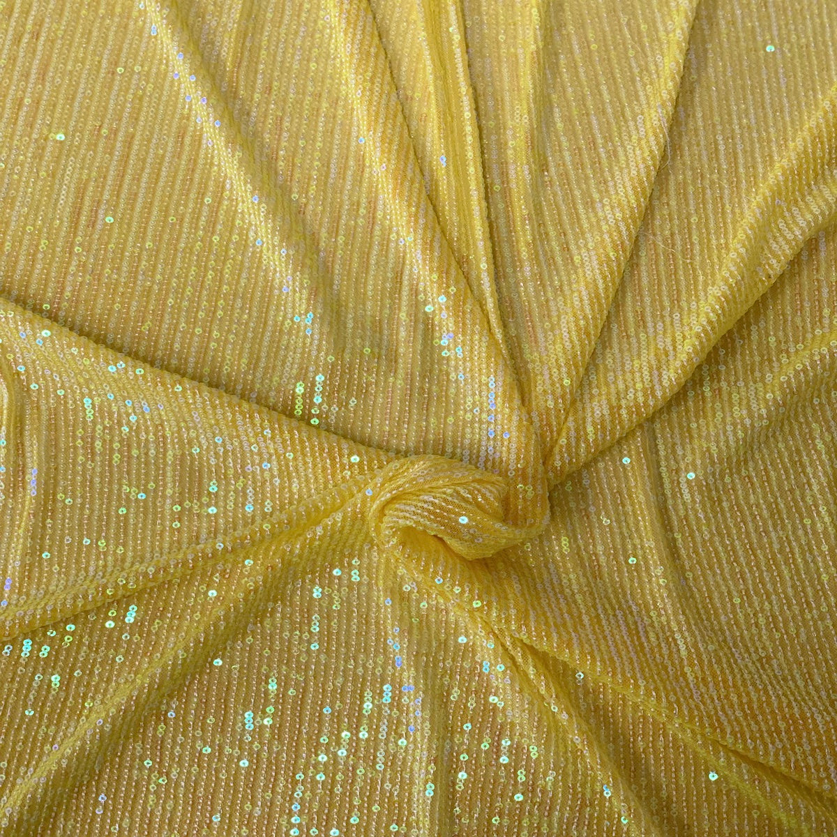 Stretch Sequins Fabric Mille Stripe