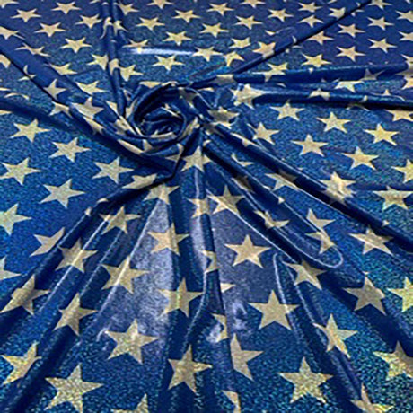 Hologram Spandex Fabric American Star Foggy 4-Way Stretch 60"