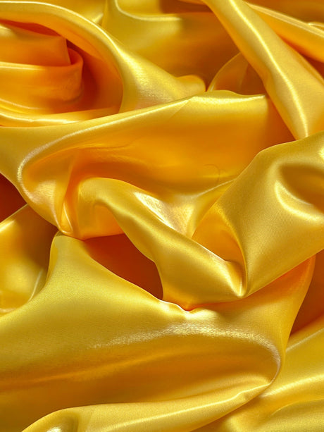 Liquid Bridal Satin Yellow