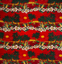 Polyester Peachskin Fabric Island Sunset Print