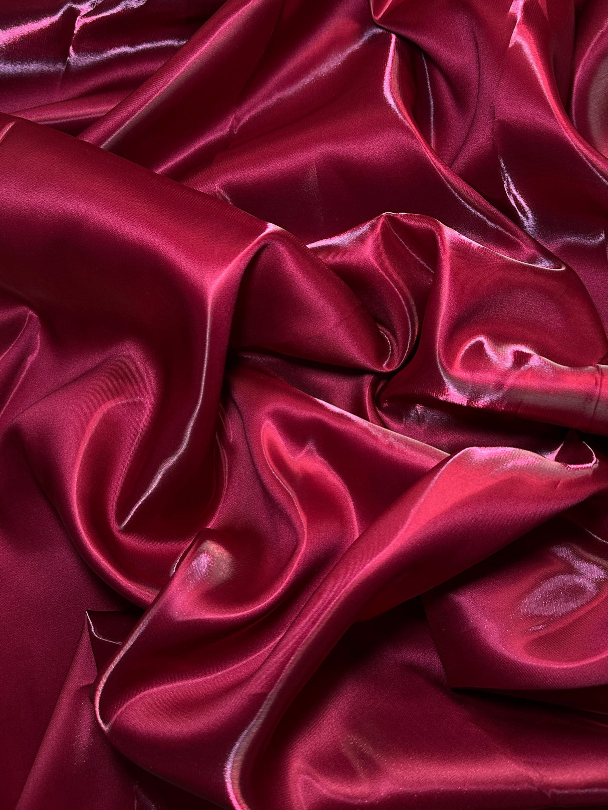 Liquid Bridal Satin Burgundy