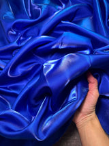 Royal Blue Liquid Bridal Satin
