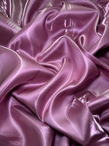 Liquid Bridal Satin Mauve Pink