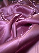 Liquid Bridal Satin Mauve Pink