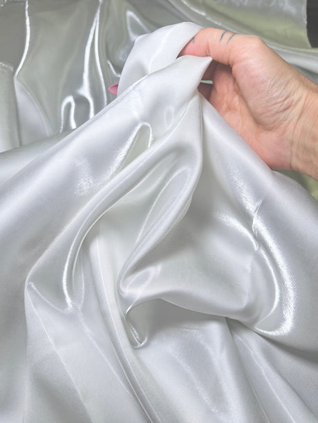 Liquid Bridal Satin Ivory