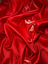 Red Liquid Bridal Satin