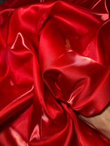 Red Liquid Bridal Satin