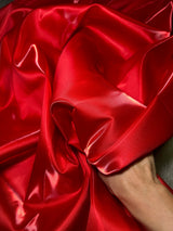 Red Liquid Bridal Satin