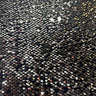 Polyester Sequin Velvet Fabric Black Gold 60"