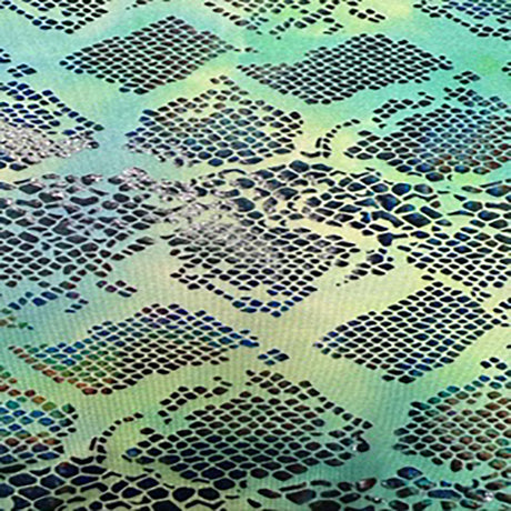 Nylon Spandex Anaconda Hologram Fabric 60"