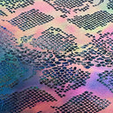 Nylon Spandex Anaconda Hologram Fabric 60"