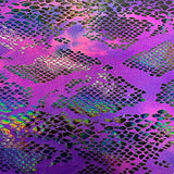 Nylon Spandex Anaconda Hologram Fabric 60"