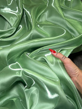 Liquid Bridal Satin Sage Green