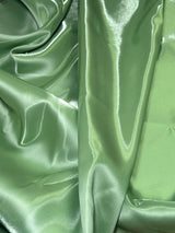 Liquid Bridal Satin Sage Green