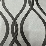 Polyester Damask Brocade Fabric 2-Sided Wave Print 60"
