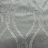 Polyester Damask Brocade Fabric 2-Sided Wave Print 60"