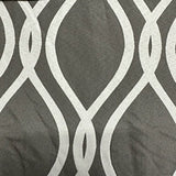 Polyester Damask Brocade Fabric 2-Sided Wave Print 60"
