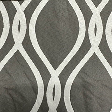 Polyester Damask Brocade Fabric 2-Sided Wave Print 60"
