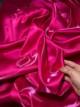 Liquid Bridal Satin Fuchsia