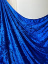Stretch Crushed Velvet Royal Blue