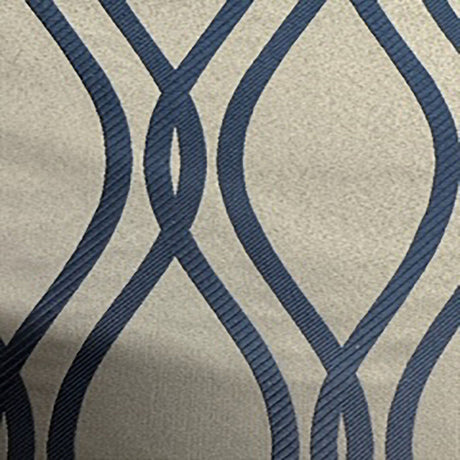 Polyester Damask Brocade Fabric 2-Sided Wave Print 60"