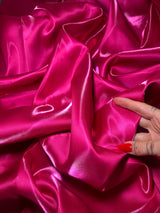 Liquid Bridal Satin Fuchsia