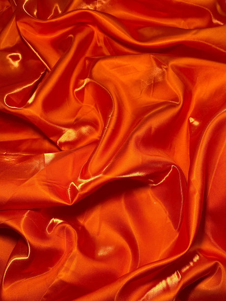 Liquid Bridal Satin Orange