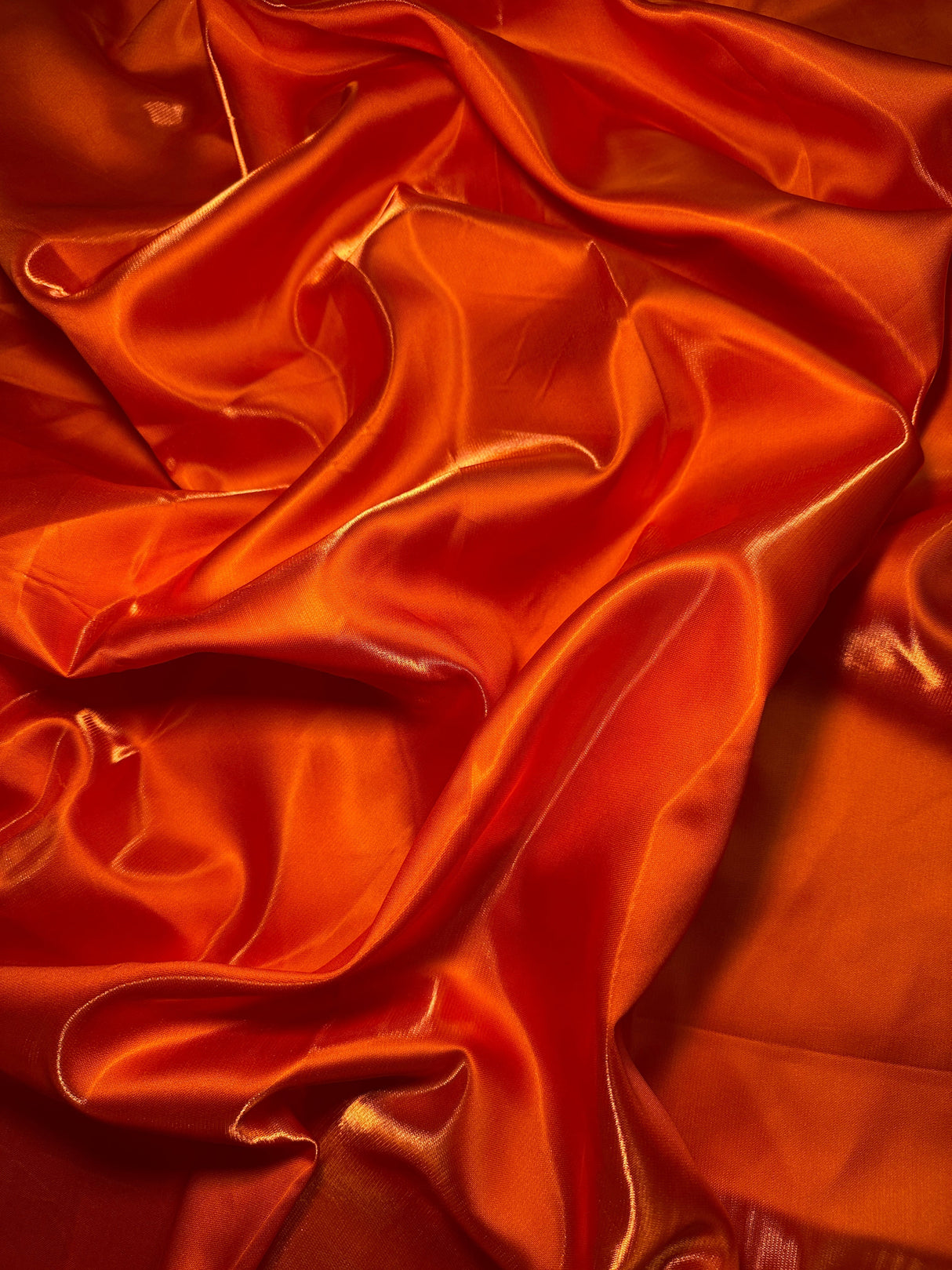 Liquid Bridal Satin Orange