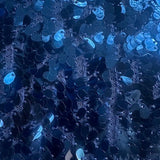 Sequin Mesh Fabric Royal 52" Width