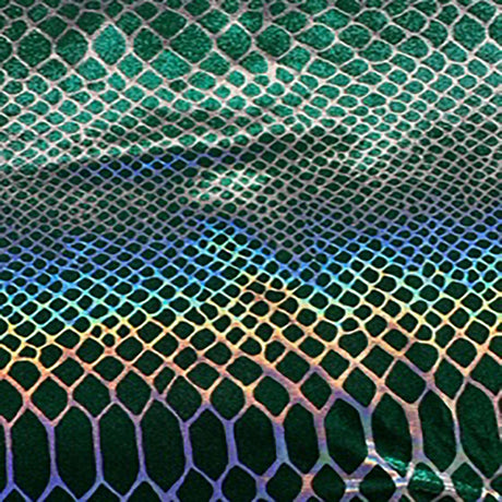 Holographic Nylon Spandex 4-Way Stretch Fabric 60"